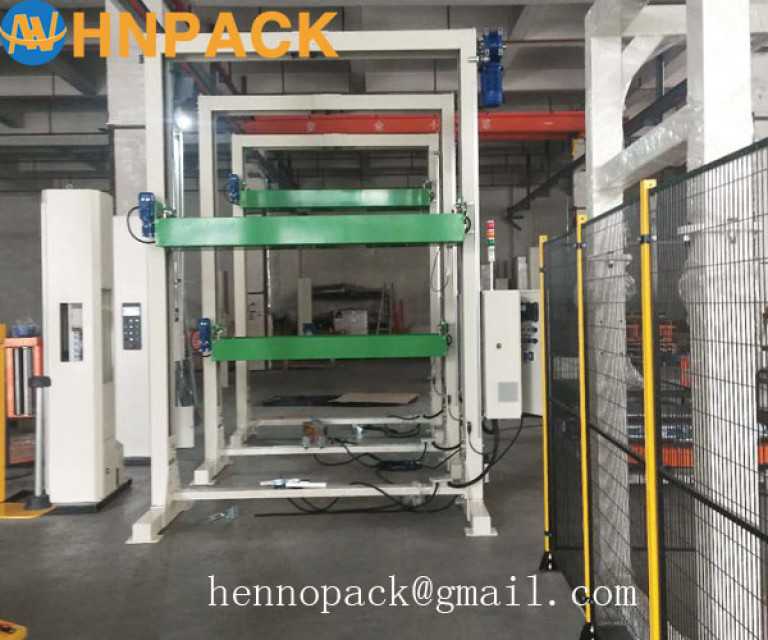 Hennopack MT107 online pallet top stretch film wrapper